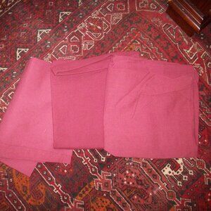 No-Iron Percale Springmaid Vintage Red Solid 1 Standard/Queen 2 King Pillowcases